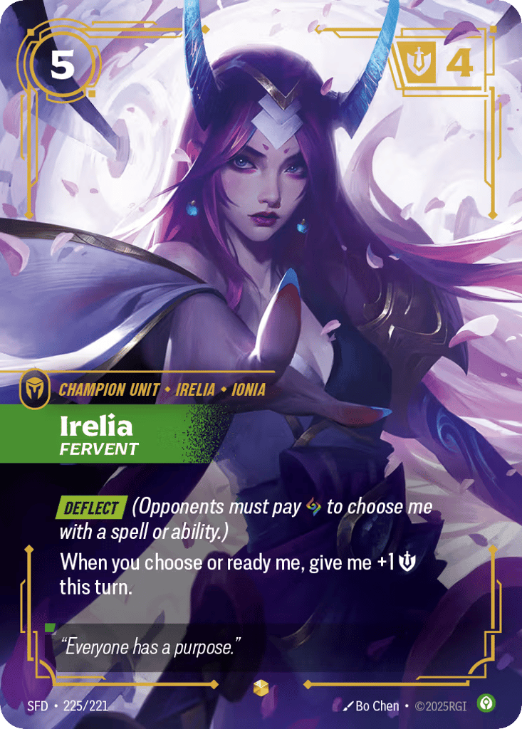 Irelia - Fervent (Signature) #225*/221