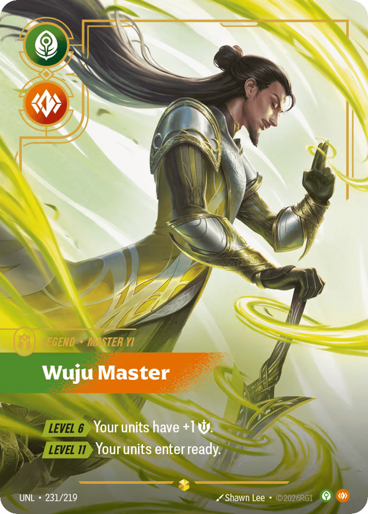 Master Yi - Wuju Bladesman (Metal) (Prize Wall)