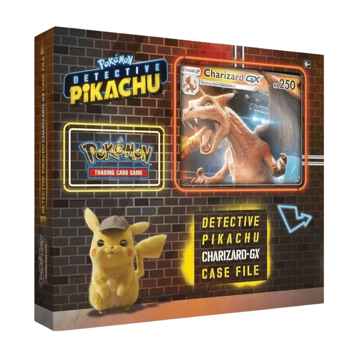 Pokémon Detective Pikachu: Charizard GX case file (seal tear)