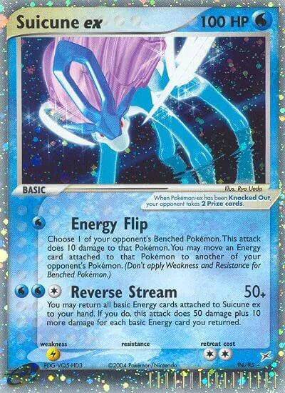 Suicune ex 94/95 -  EX Team Magma vs Team Aqua - Holofoil