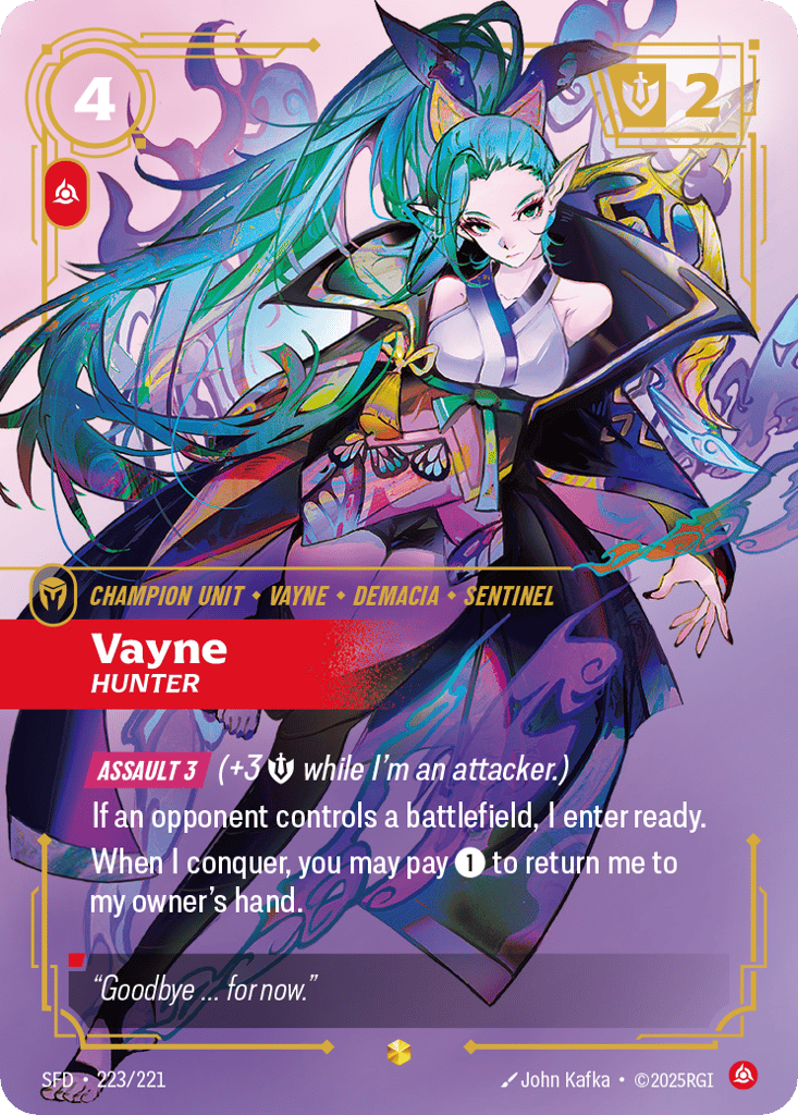 Vayne - Hunter (Overnumbered) #223/221